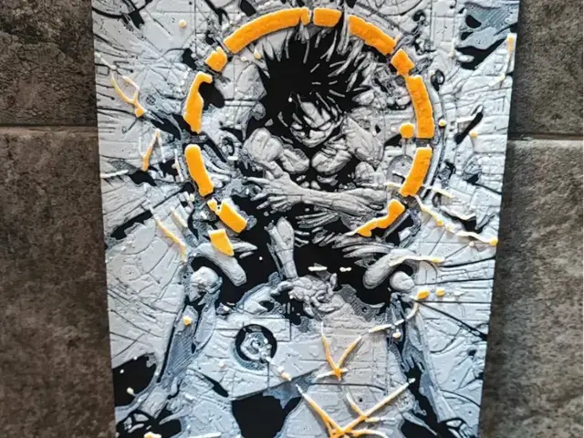 HueForge model: Luffy Time by Garuda3D
