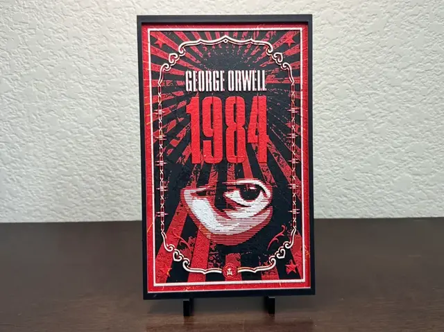 HueForge model: George Orwell 1984 Book Hueforge by Artful Creator