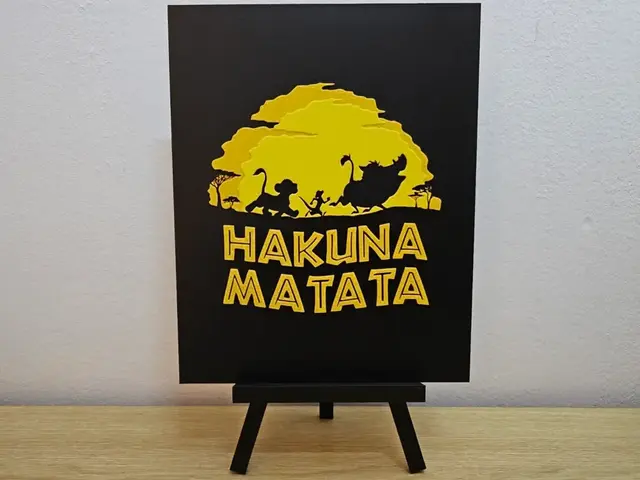 HueForge model: Hakuna Matata Lion King Hueforge by Opao