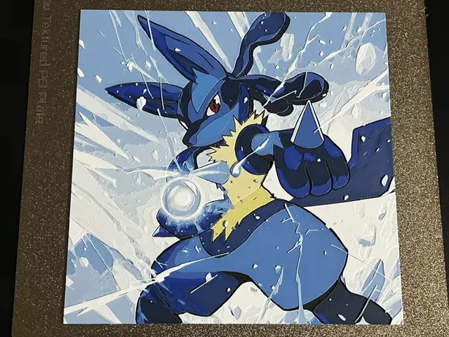 HueForge model: Lucario Pokemon Hueforge by FantasyZ