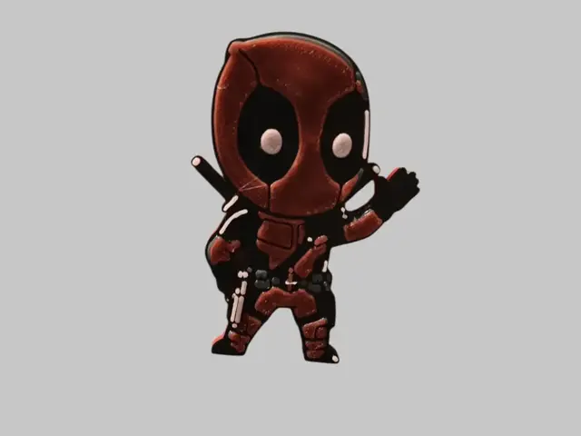 HueForge model: Deadpool Fidget Magnet by 3DNesy