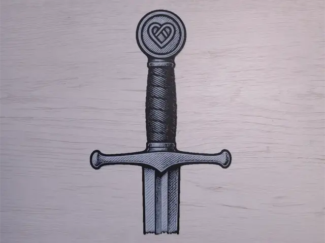 HueForge model: BraveHeart Sword Bookmark by Atrus Design