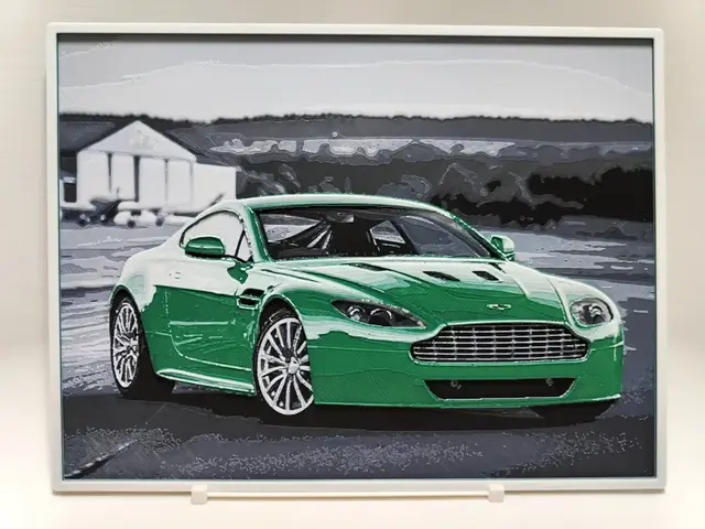 HueForge model: Aston Martin V8 Vantage - Hueforge by BeaN