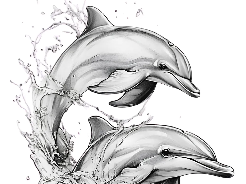 Dolphins by Krave HueForge model: Dolphins by Krave