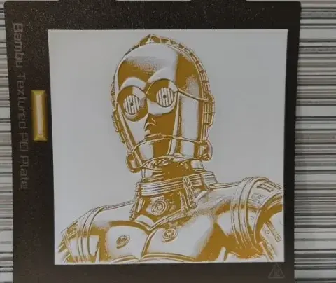 HueForge model: Hueforge C3PO by Litolunar
