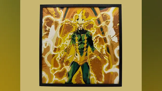 HueForge model: Electro - Marvel Villain Hueforge by Canadian Gamer
