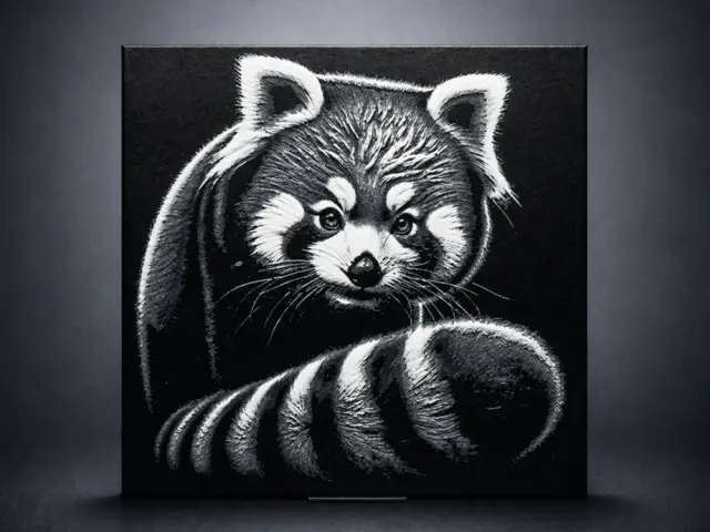 HueForge model: Red panda by Aleksandr