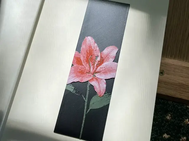 HueForge model: Stargazer Lily Bookmark by 3D_Forged