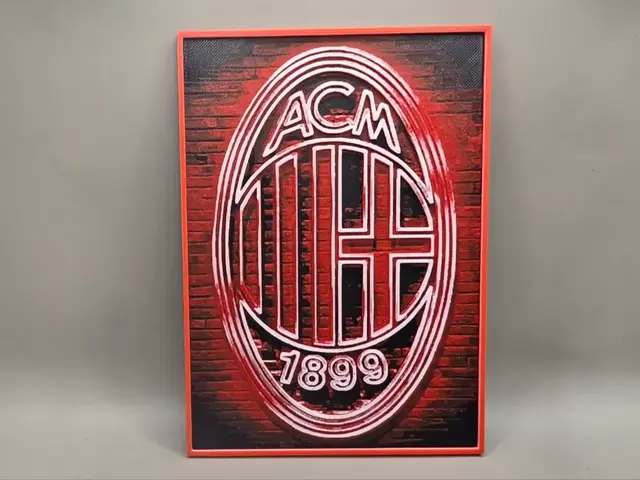 HueForge model: AcMilan Logo - HueForge by keko