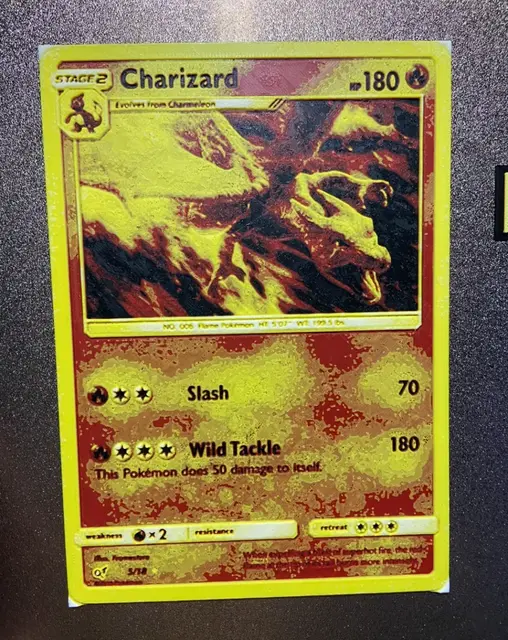HueForge model: Charizard 190HP Pokemon Card by Morganja