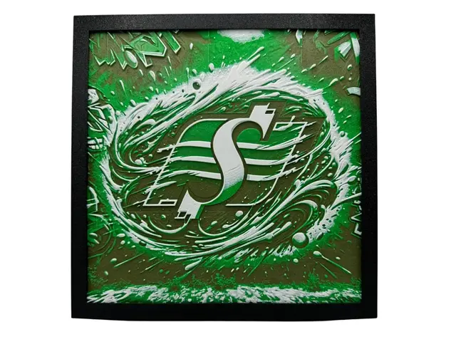 HueForge model: Saskatchewan Rough Riders - CFL Hueforge by Canadian Gamer