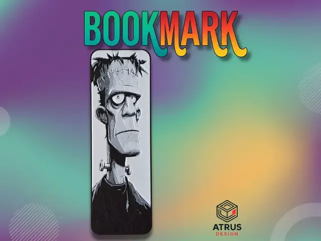 HueForge model: Frankie Cartoon Bookmark by Atrus Design