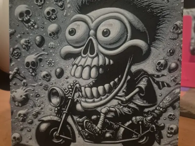 HueForge model: skull race 1 hueforge by Buntsta