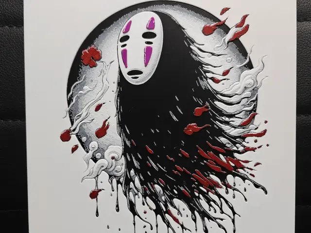 HueForge model: No-Face Kaonashi Spirited Away by TheHueforgeLady
