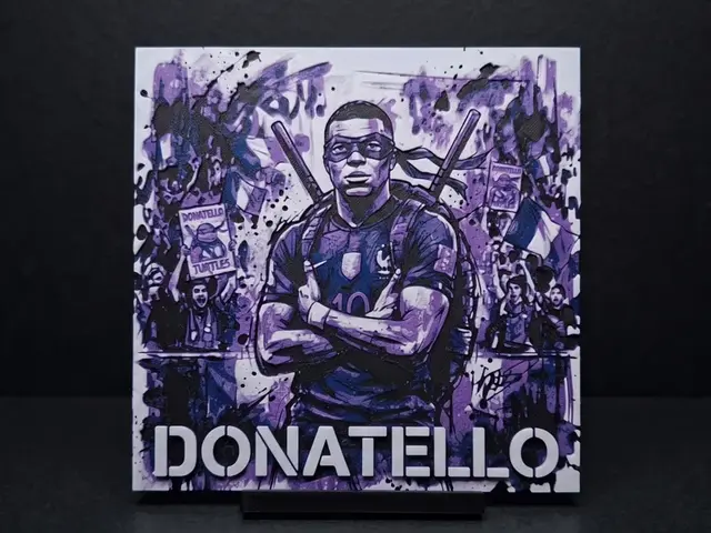 HueForge model: Mbappe Donatello - Hueforge Wall Art by LED