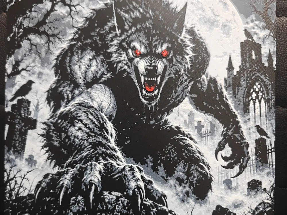 Warewolf / Dark Legends Collection by TheHueforgeLady HueForge model: Warewolf / Dark Legends Collection by TheHueforgeLady