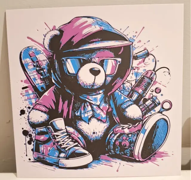 HueForge model: Urban Bear - 20x20cm hueforge by 3dGlow