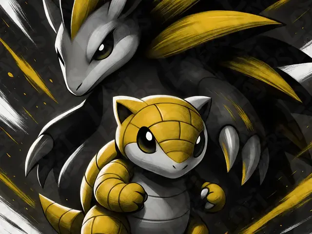 HueForge model: Sandshrew & Sandslash Hueforge by LoFi Layers