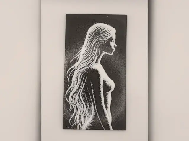 HueForge model: Celestial Girl Bookmark by Thadius
