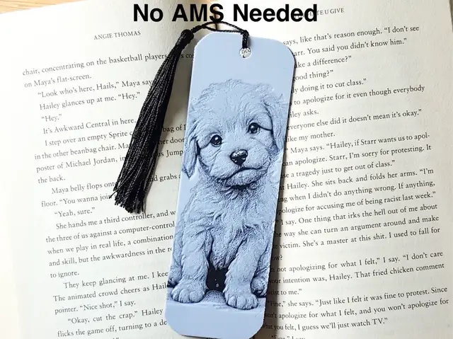 HueForge model: Bookmark, Puppy Dog Sketch. Hueforge by Dame Jo
