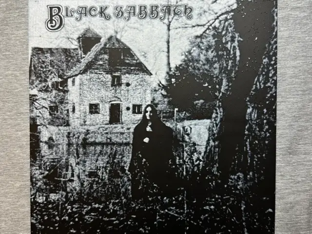 HueForge model: Black Sabbath Debut Album Cover Hueforge by Hey Ben