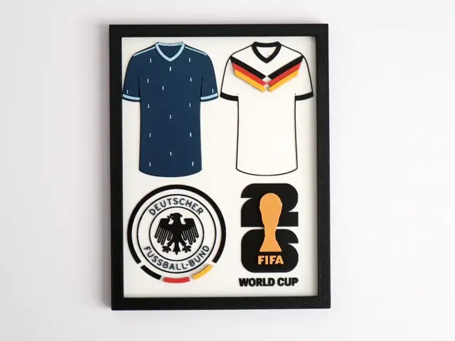 HueForge model: 2026 FIFA World Cup Nation Set Germany (2Hr Print) by Freshly Printed 3D