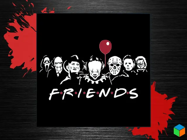 HueForge model: 🩸 “FRIENDS” (Horror Edition) 🔪 by 3D Prints By Vic