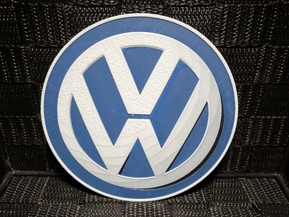 Volkswagen Logo - Hueforge by JoDau HueForge model: Volkswagen Logo - Hueforge by JoDau