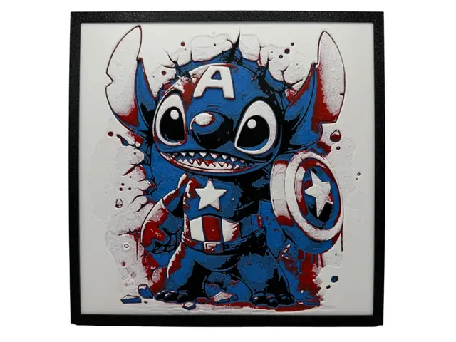 HueForge model: Stitch - Captain America Cosplay by Canadian Gamer