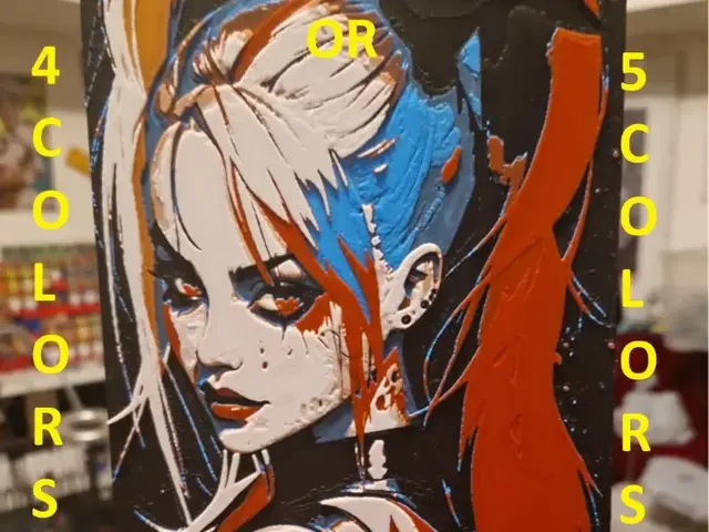 HueForge model: Harley Quinn Hueforge by Dakiren