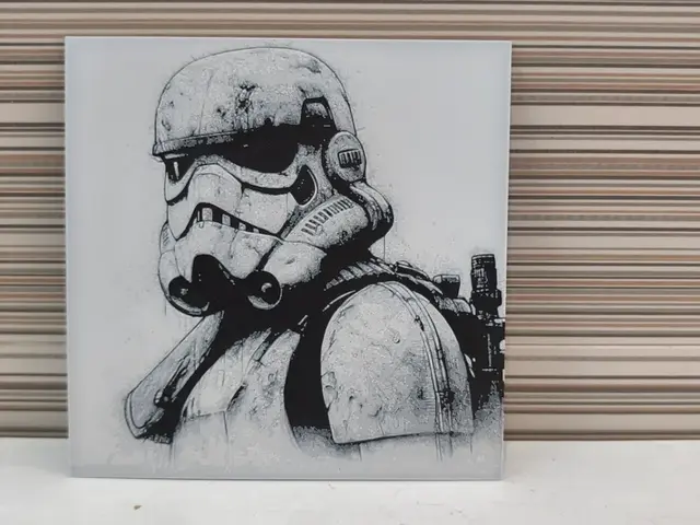 Stormtrooper HueForge – Imperial Wall Patrol