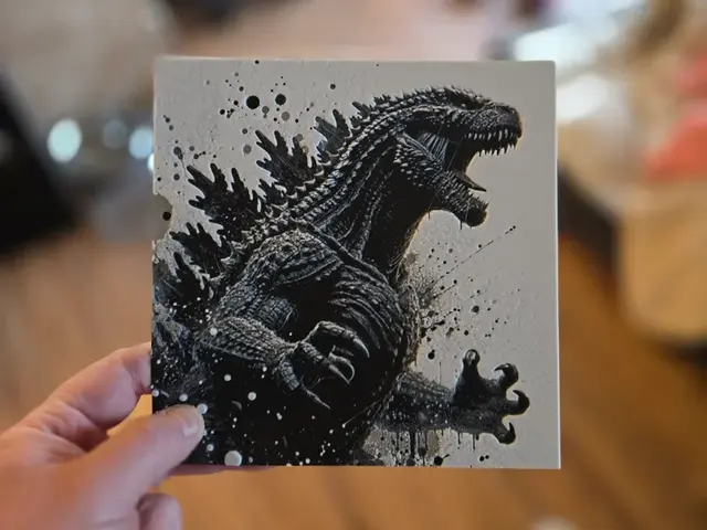 HueForge model: Graffiti Godzilla Hueforge by 3Ree Printing