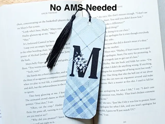 HueForge model: Monogram M Bookmark. Hueforge by Dame Jo