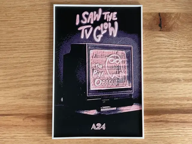 HueForge model: I Saw The TV Glow (2024) Hueforge Movie Poster by NiiON