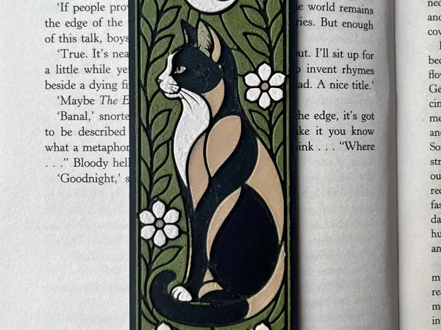 HueForge model: Cat Bookmark by HexarHaus