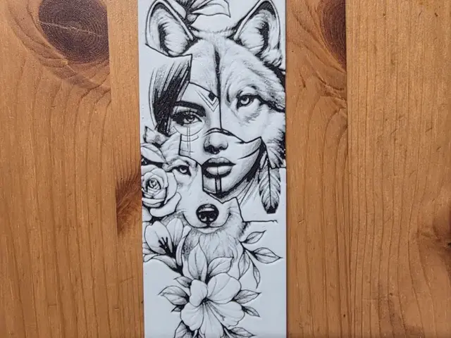 HueForge model: Women Bookmark by Morganja