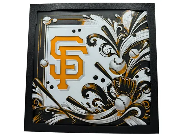 HueForge model: San Francisco Giants - MLB Hueforge by Canadian Gamer
