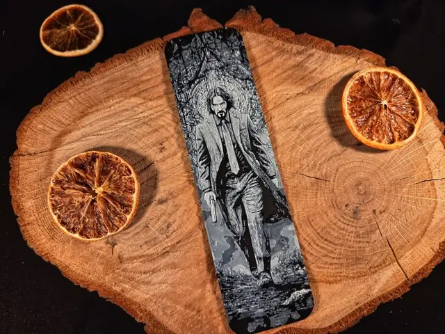 HueForge model: John Wick bookmark by EternalDesigns3D