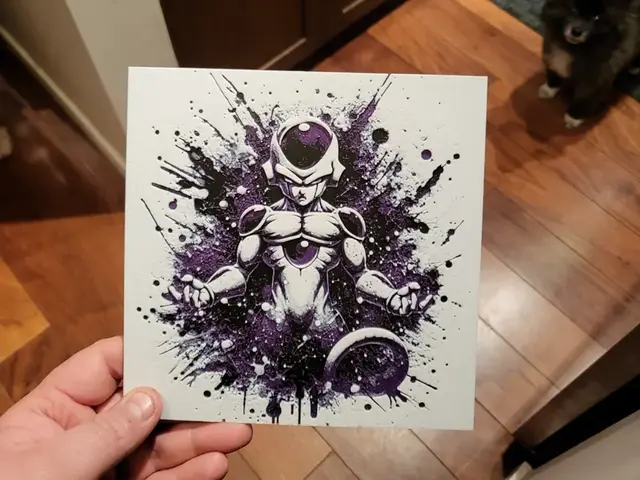 HueForge model: Graffiti Lord Frieza Hueforge by 3Ree Printing