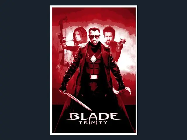 HueForge model: Blade Trinity (Movie Poster - HueForge) by HugheCraft