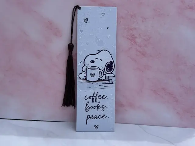 Snoopy Coffee Bookmark
