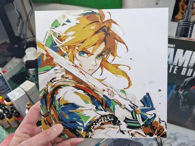 HueForge model: The Legend of Zelda Hueforge - Link by Dakiren