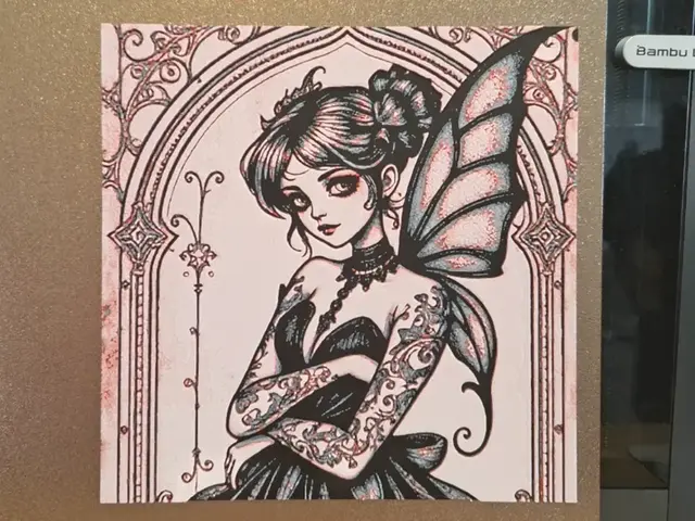 HueForge model: Gothic tinkerbelle - hueforge by 3dGlow