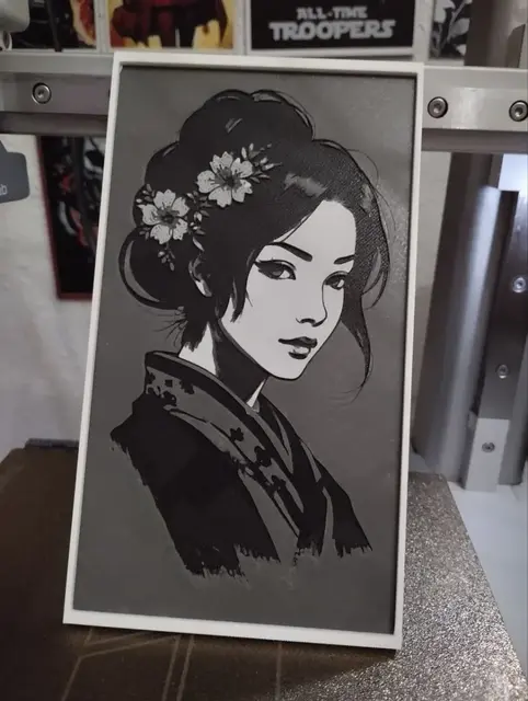 HueForge model: geisha by FYTY112