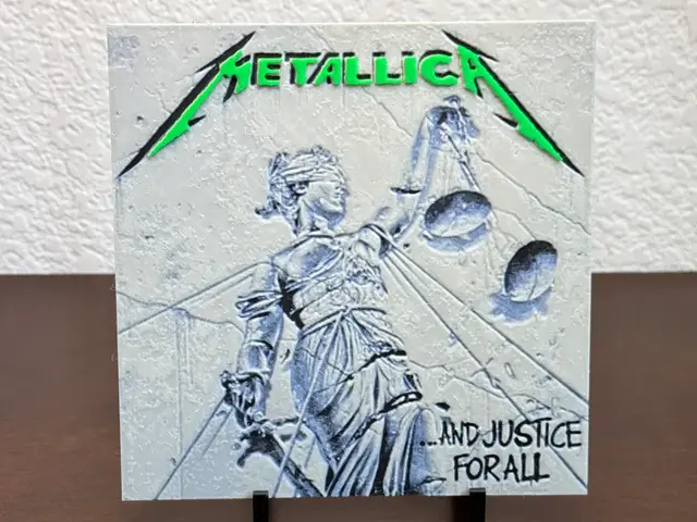 HueForge model: Metallica - And Justice For All Album Hueforge by Artful Creator