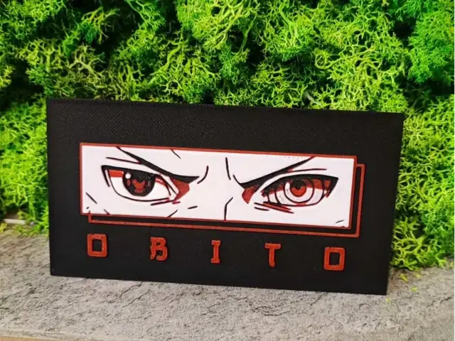 HueForge model: Obito gift card by Garuda3D