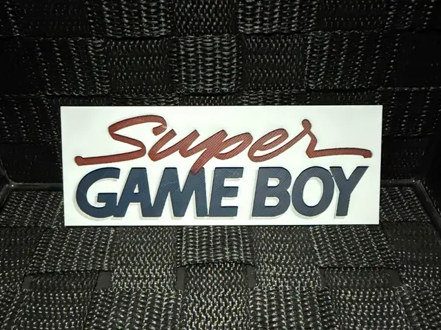 GameBoy Logo - Hueforge