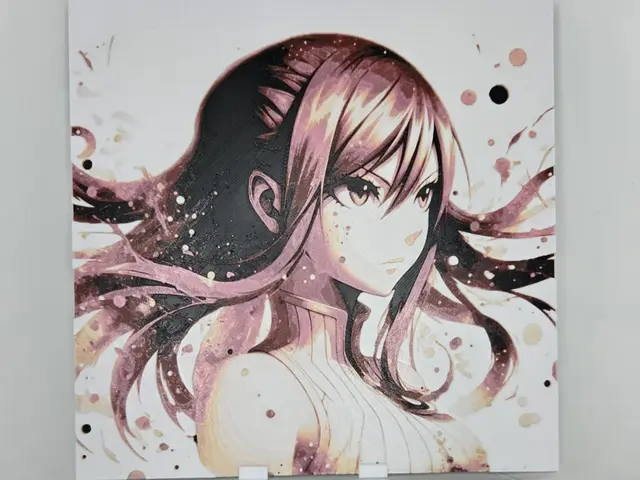HueForge model: Graffiti Erza Scarlet Graffiti by 3Ree Printing
