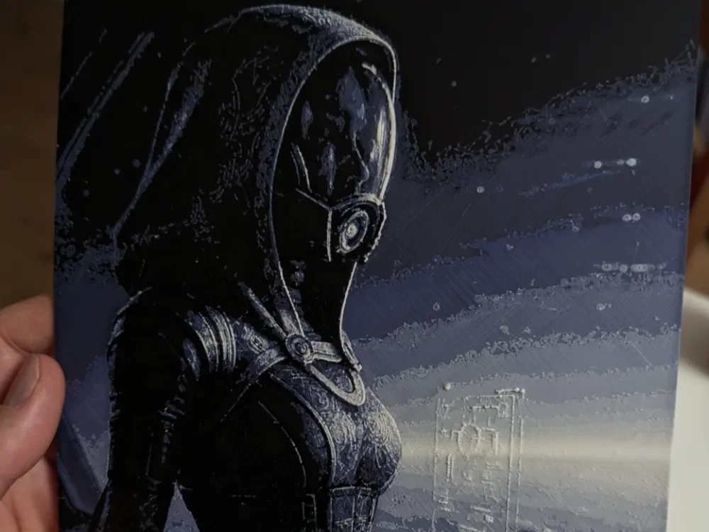 Tali Zorah Mass Effect HueForge by JP_Creations HueForge model: Tali Zorah Mass Effect HueForge by JP_Creations