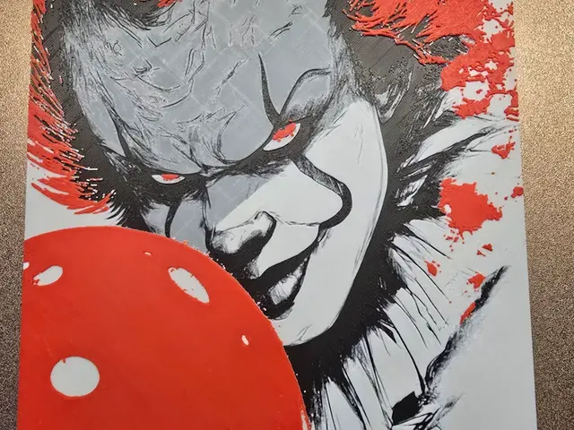 HueForge model: It - Pennywise Hueforge by 3D-Mentiel